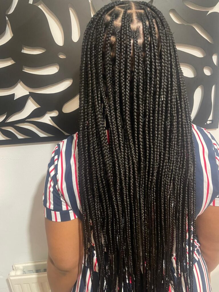 Long small box braids full head by Lorellin Hair & Beauty in Wolverhampton