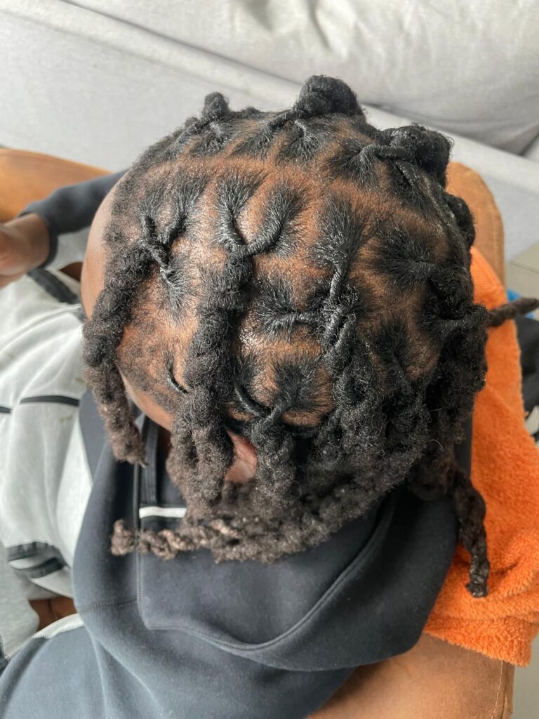 Starter locs and loc retwist service at Lorellin Hair & Beauty Salon in Wolverhampton